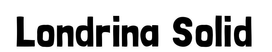 Londrina Solid cкачати шрифт безкоштовно